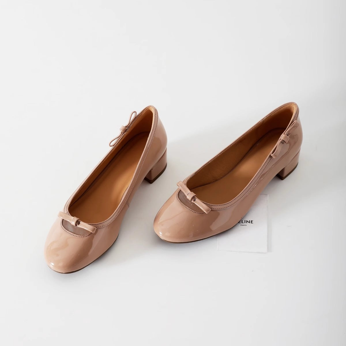 Damen Ballerinas Glitzernd Bequem Schleifen