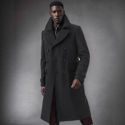 Herren Woolcoat Klassisch Berliner Stil