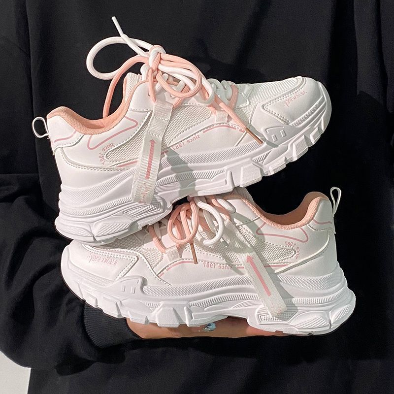 Damen Sneaker Sportlich Atmungsaktiv Laufschuhe Mit Dämpfung