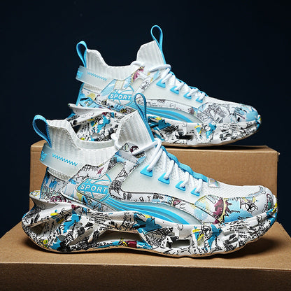 Damen Sneaker Leuchtend Sportlich Laufschuhe
