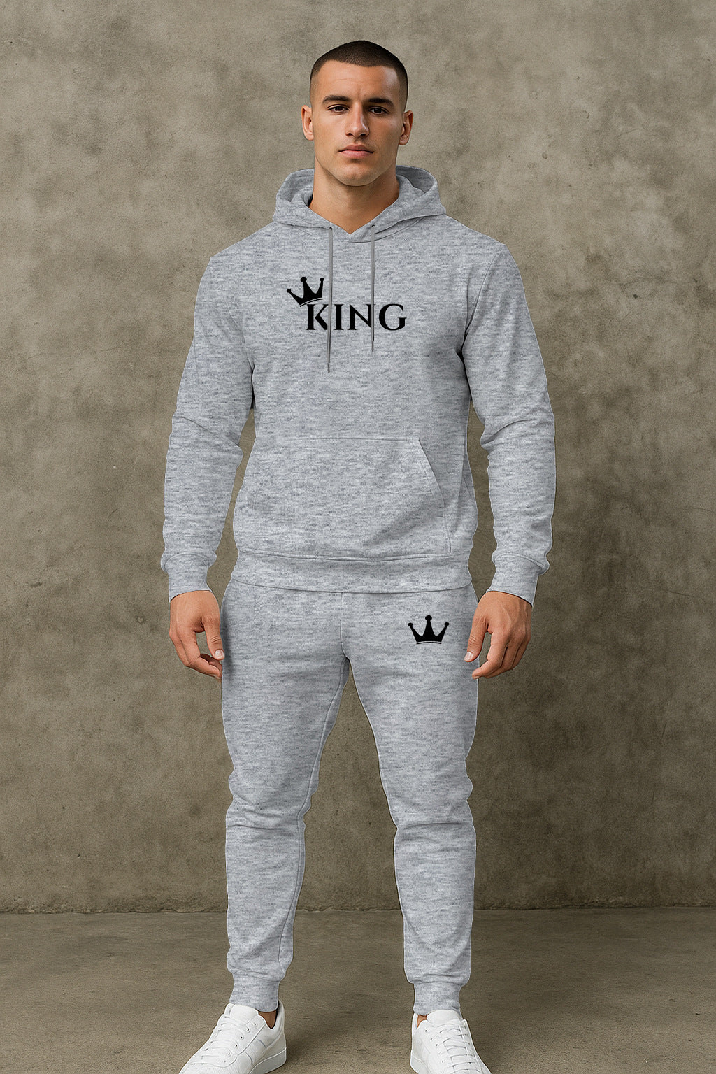 Herren Hoodie Jogginghose Set Hochwertig Sportlich