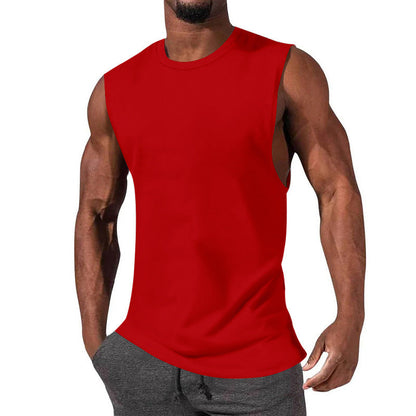 Herren Tanktop Sport Atmungsaktiv Baumwolle Modern