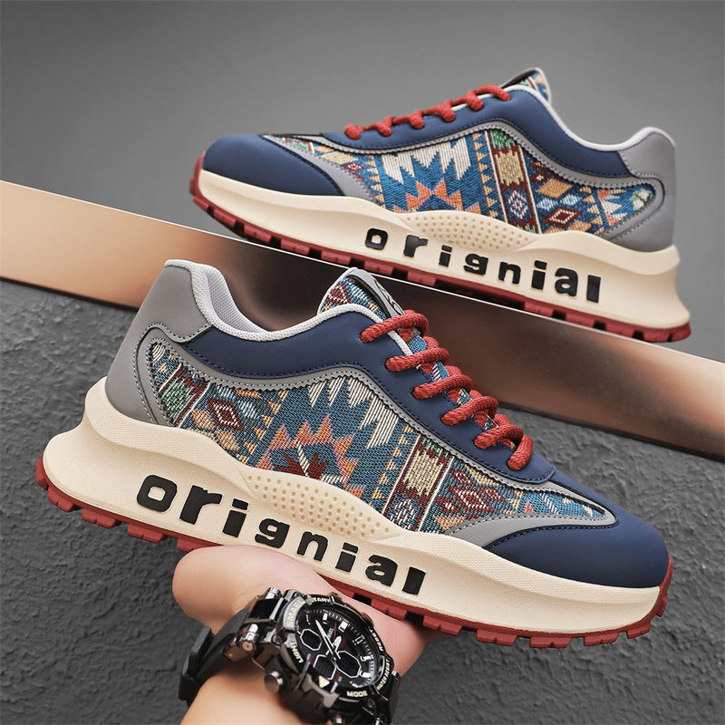 Damen Sneaker Ethnisches Muster Sportschuhe Bequem