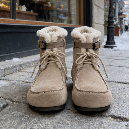 Damen Boots Warm Kuschelig Verstellbar Winter