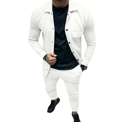 Herren Anzug Zweiteiler Elegant Mit Taschen Moderne Passform