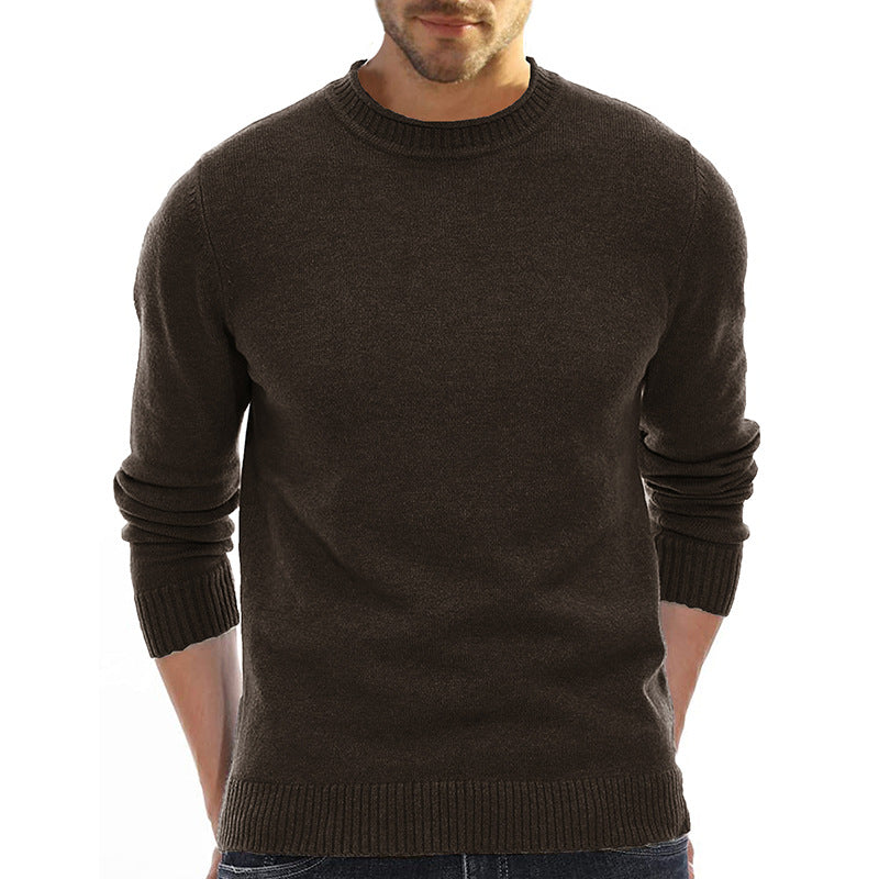 Herren Pullover Rundhals aus Baumwolle Weich Bequem