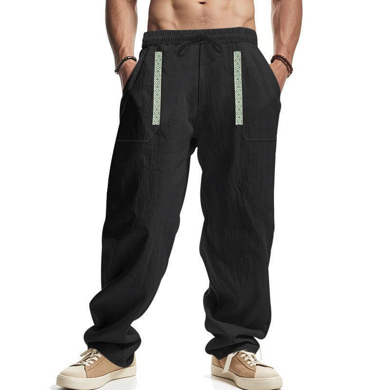 Herren lässige Cargo-Hose mit elastischem Bund und praktischen Taschen Berlin Glamour.