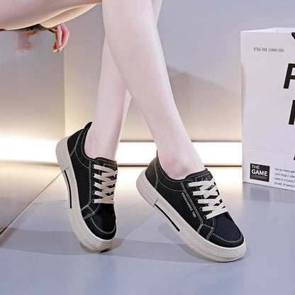 Damen Sneaker Klassisch Casual Weiß