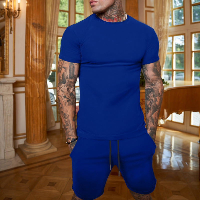 Herren Sportset Weich Baumwolle Elastisch Bequem