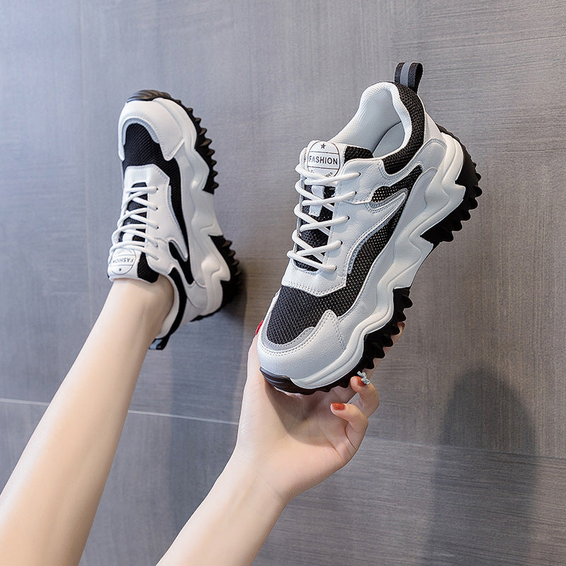Damen Sneaker Sportlich Trendig Komfortabel Laufsohle