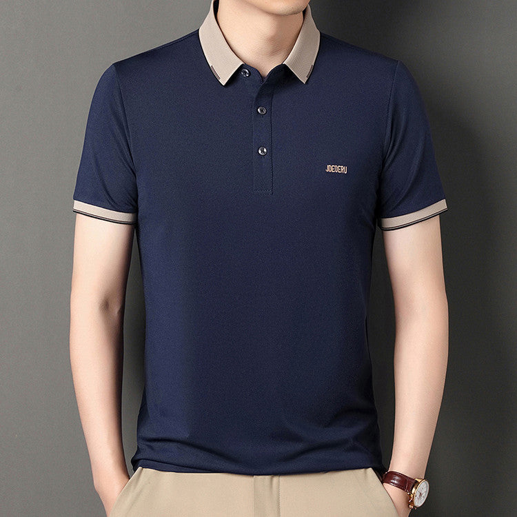Herren Polo-Shirt Sportlich Moderner Kragen