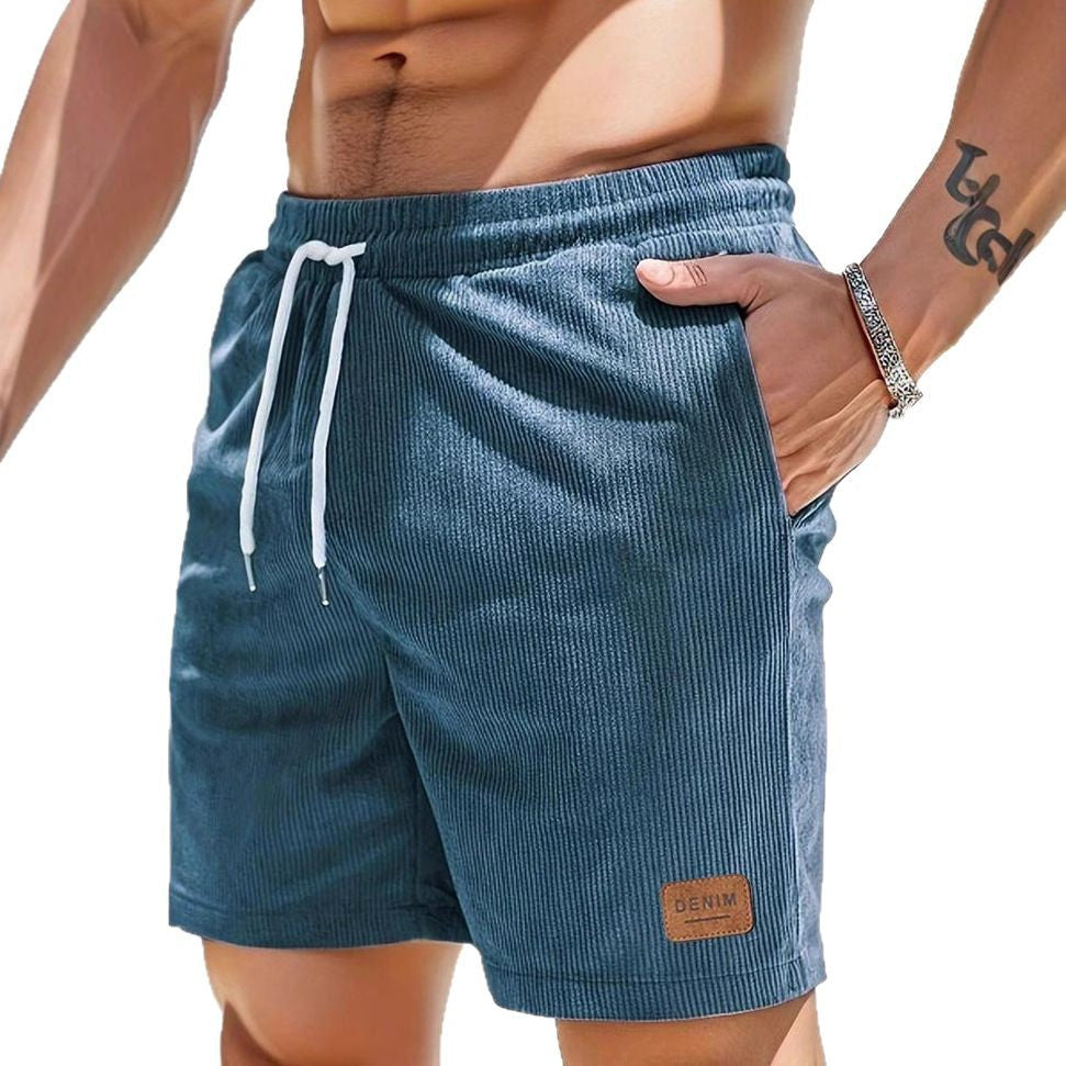 Herren Shorts Denim Lässig Elastisch Mit Seitentaschen