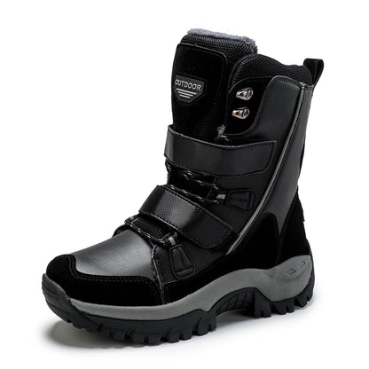 Winterstiefel Damen Isoliert Wasserdicht Mit Verstellbarem Verschluss