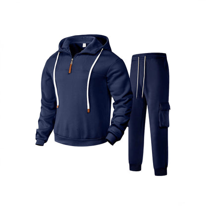 Herren Jogginganzug Sportlich Modern Reißverschluss Taschen