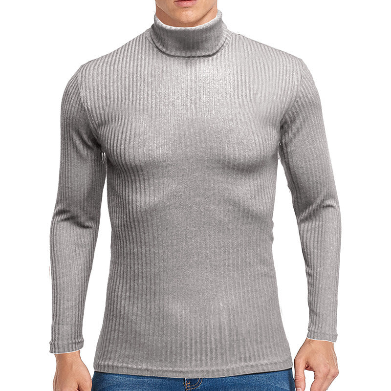 Herren Rollkragenpullover Kaschmir Weich Modern