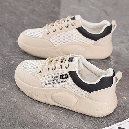 Damen Sneaker Atmungsaktiv Mesh Laufschuhe Sportlich