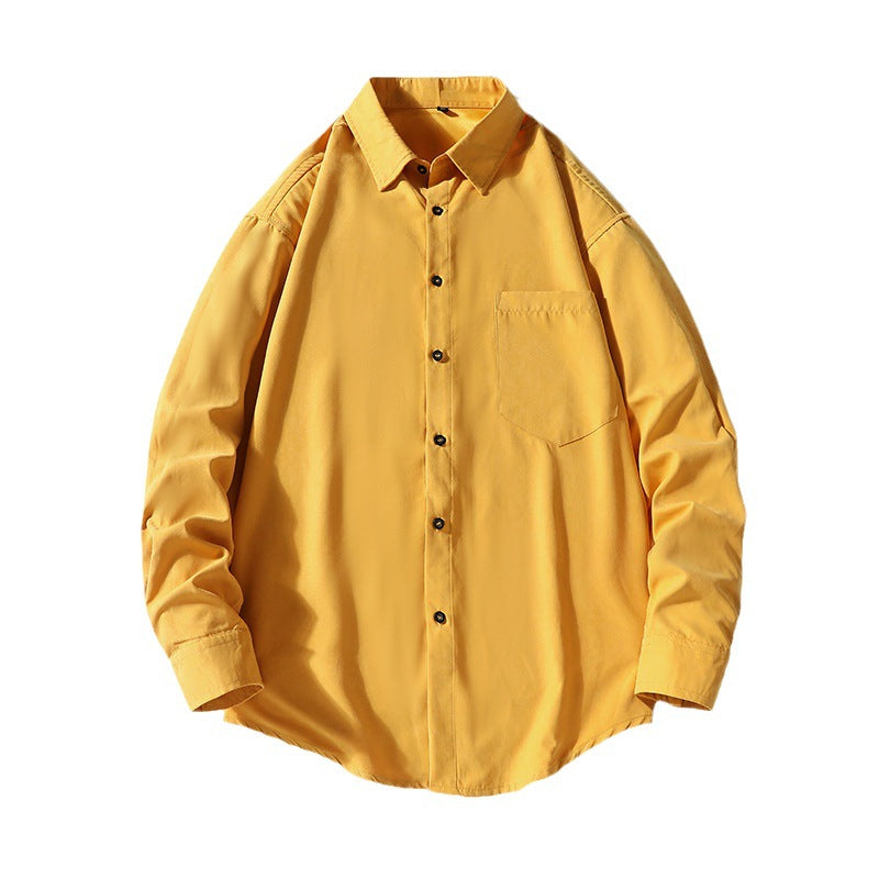 Herren Hemdbluse Robustes Baumwollhemd Lässig Modern