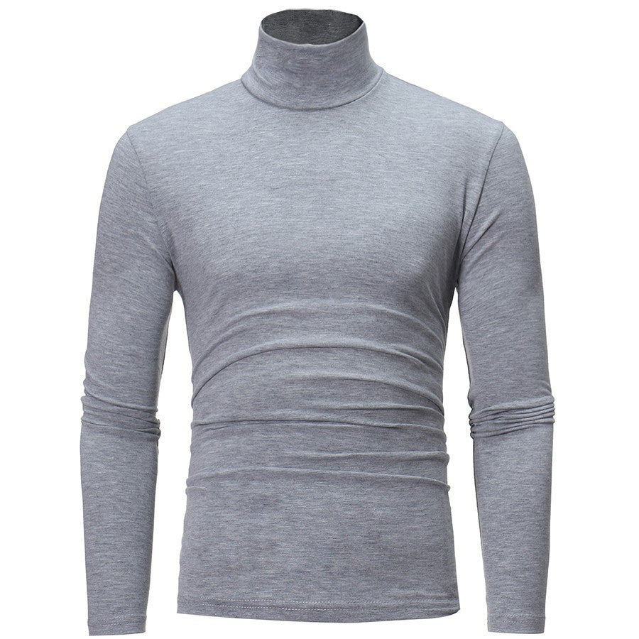 Herren Rollkragenpullover Slim Fit Elastisch Modern