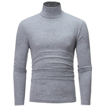 Herren Rollkragenpullover Slim Fit Elastisch Modern
