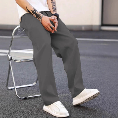 Bequeme Herren Chino Hosen Lockere Freizeithosen