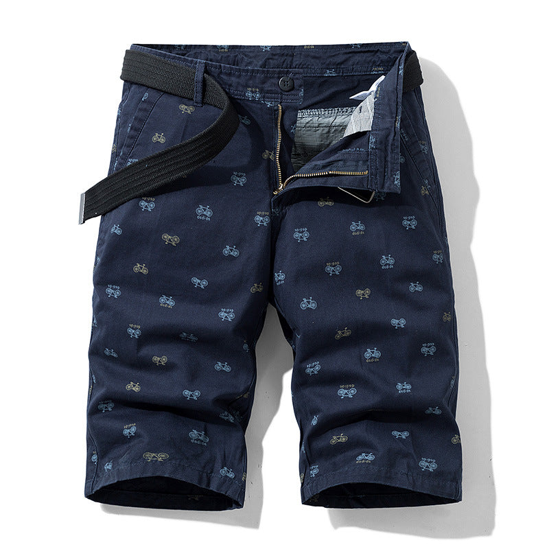 Herren Cargo Shorts Trendig Mit Verstellbarem Bund