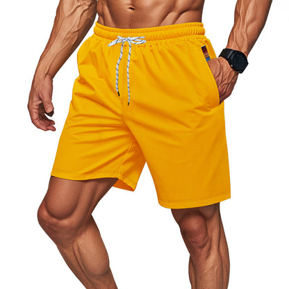 Herren Schwimmshorts Sportlich Elastisch Mit Taschen