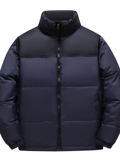 Herren Steppjacke Funktionell Moderner Kragen