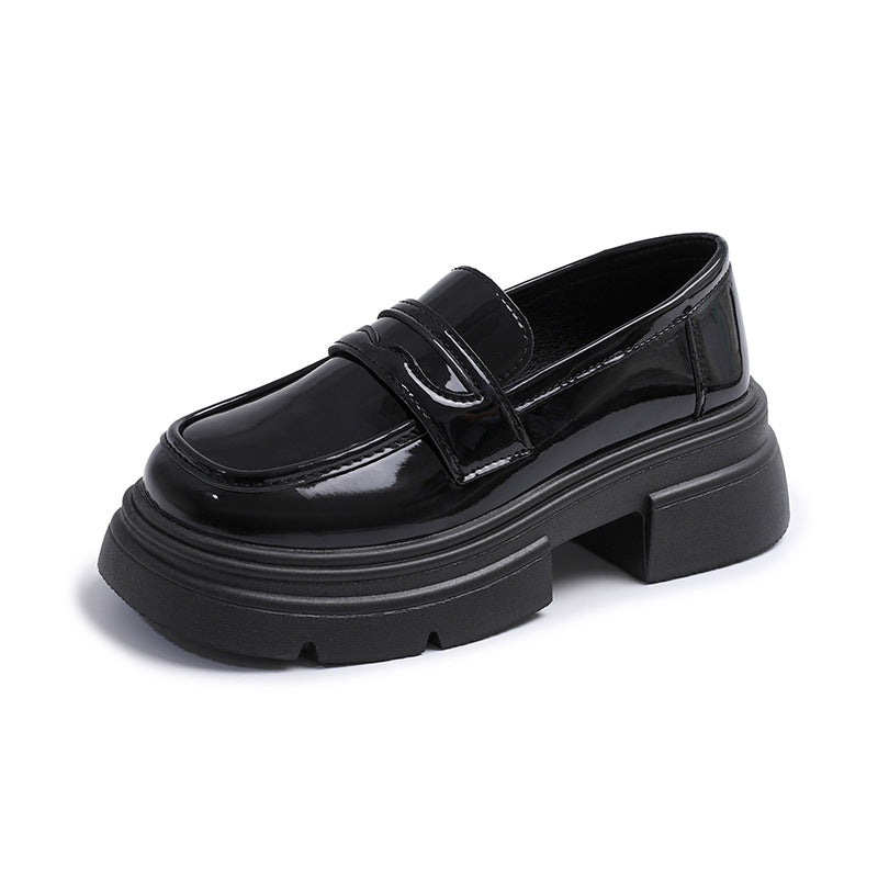 Damen Loafers PlateauSchuhe Elegante Schnalle Moderne