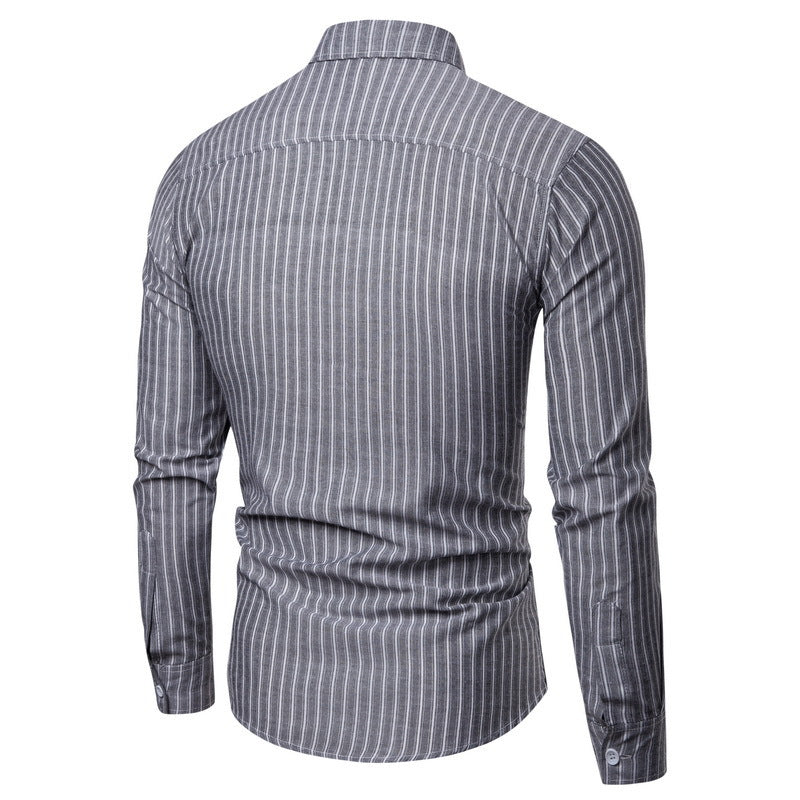 Elegantes Langarm-Hemd Herren Berlin Stil