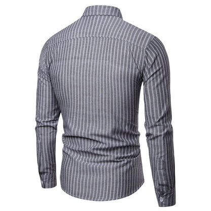 Elegantes Langarm-Hemd Herren Berlin Stil
