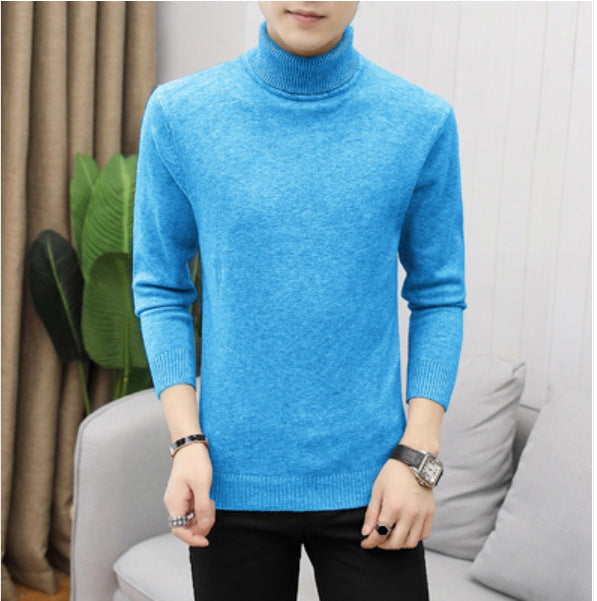 Herren Rollkragenpullover Baumwolle Hochwertig Elegannt