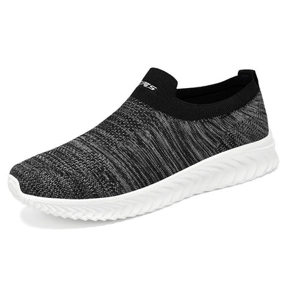 Damen Sneaker Komfort Bequem Elastisch Rutschfest