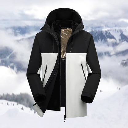 Herren Outdoor Jacke Winddicht Wasserabweisend Funktionstasche