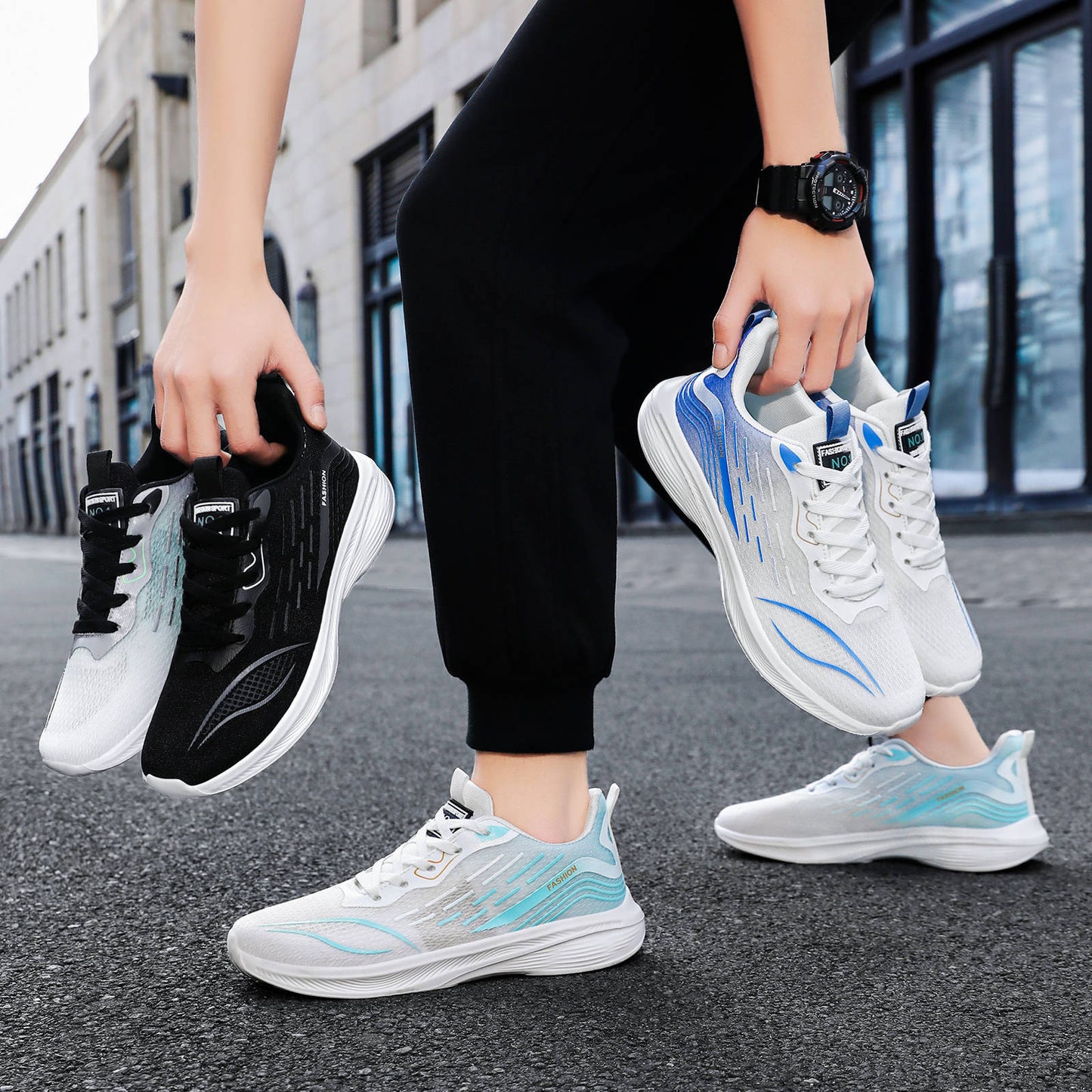 Damen Sportliche Laufschuhe atmungsaktiv Trendy