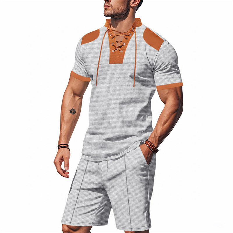 Herren Sportset Kurzarm Atmungsaktiv Funktionsshirt - BerlinGlamour