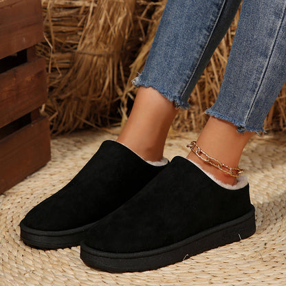 Damen Slipper Weich Kunstfell Rutschfest Warm