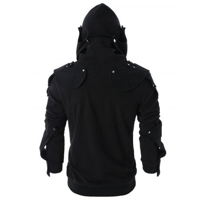 Herren Sweatjacke Kapuzenjacke Modern Stehkragen