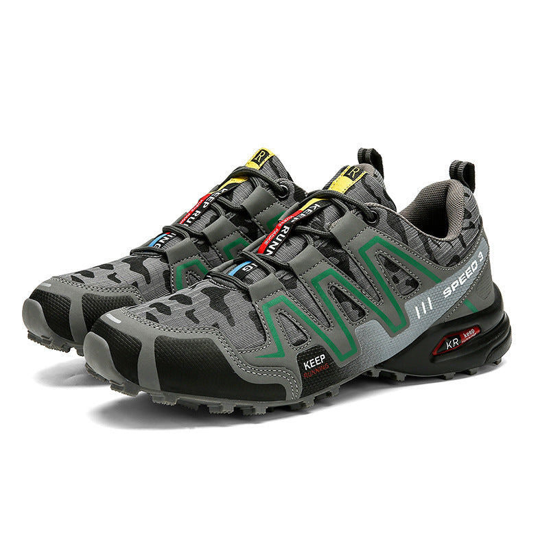 Damen Trail-Sneaker Atmungsaktiv Rutschfest Outdoor-Schuh