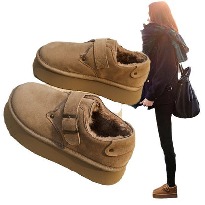 Damen Slipper Weich Komfortabel Mit Schnalle