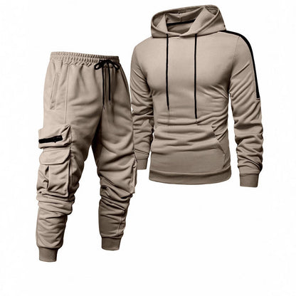 Herren Jogginganzug Komfortabel mit Taschen Sportlich
