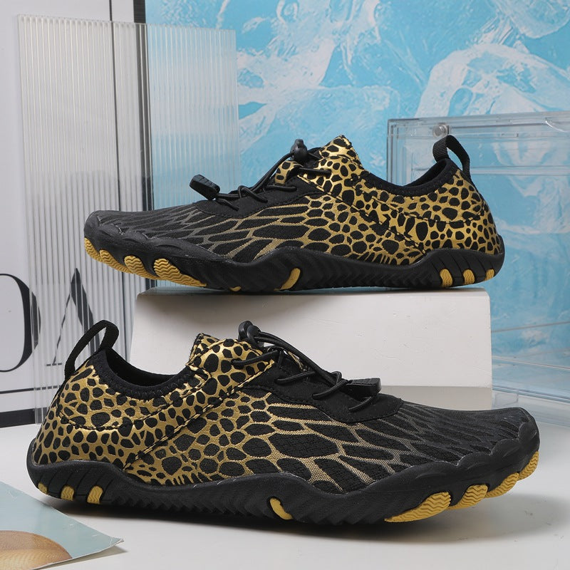 Damen Freizeitschuhe Aqua Flexibel Rutschfest Schnellschnürsystem
