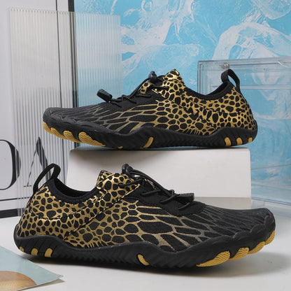 Damen Freizeitschuhe Aqua Flexibel Rutschfest Schnellschnürsystem