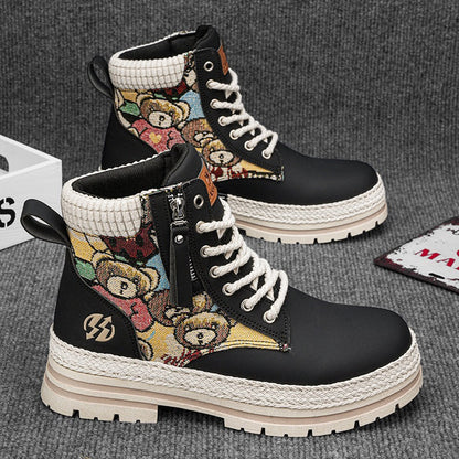 Damen Stiefel Komfortabel Modisch Einzigartig Heidi Style