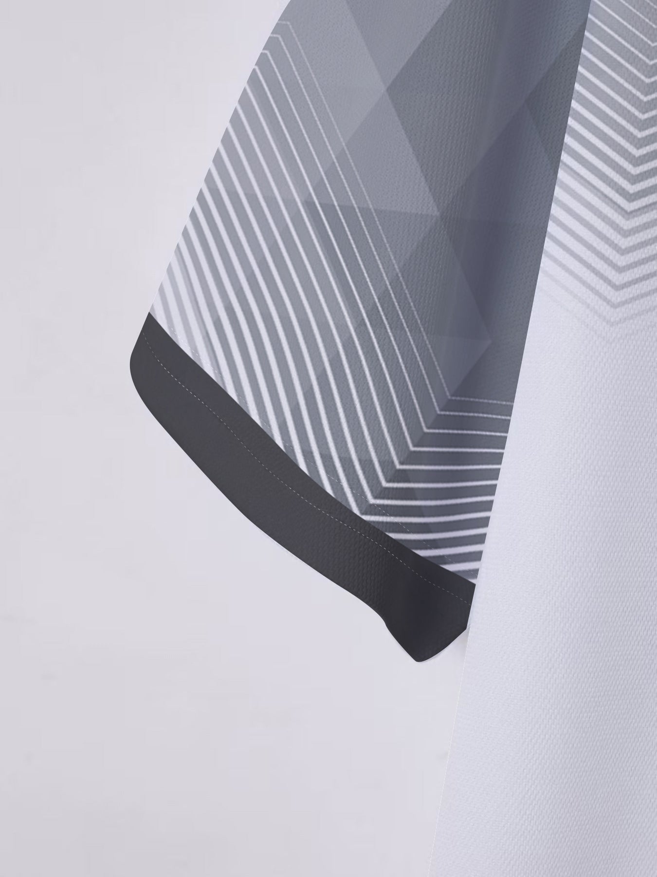 Herren Poloshirt Modern Geometrisch Muster Berlin Style - BerlinGlamour