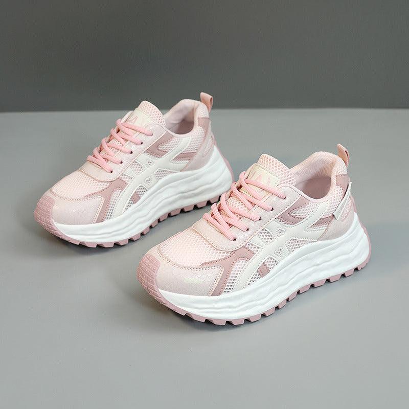 Damen Sneaker atmungsaktiv Mesh Weich Laufsohle - BerlinGlamour