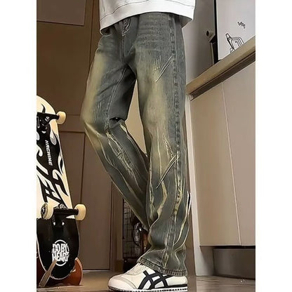 Herren Jeans Used Look Baggy Relaxed Fit