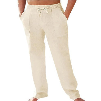 Herren Freizeithose Leichte Strandhose Sommer
