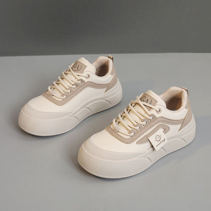 Damen Plateau Sneaker Sportlich Atmungsaktiv