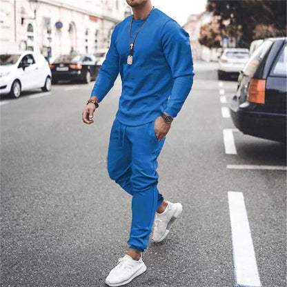 Herren Sportanzug Jogginghose Oberteil Set Sportlich