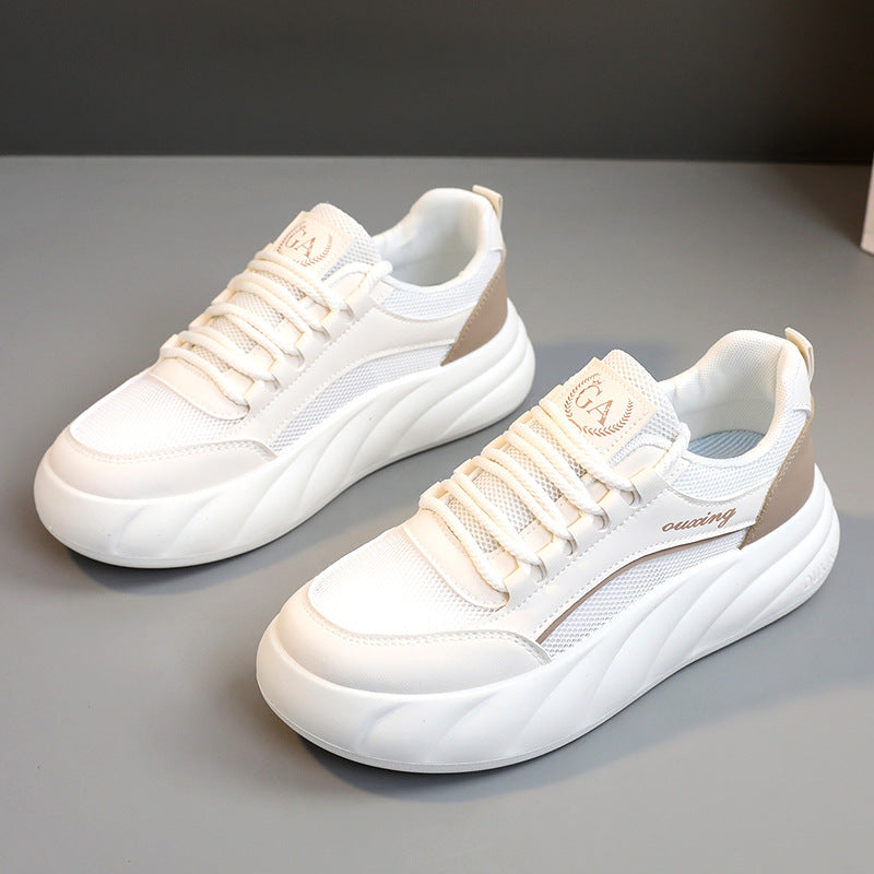 Damen Plateau Sneaker Modisch Hochwertig